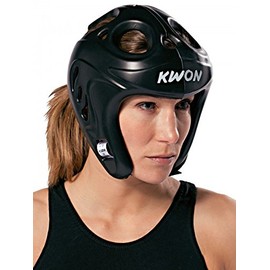 Kwon Shocklite CE Head Guard in 5 Colours, Black, Size XL