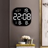 Digital Clock Large Screen LED USB 5V Remote Multifunctional Temperature