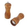 2PCS Wood Pepper Grinder Adjustable Coarseness Efficient Grinding Pepper Mills