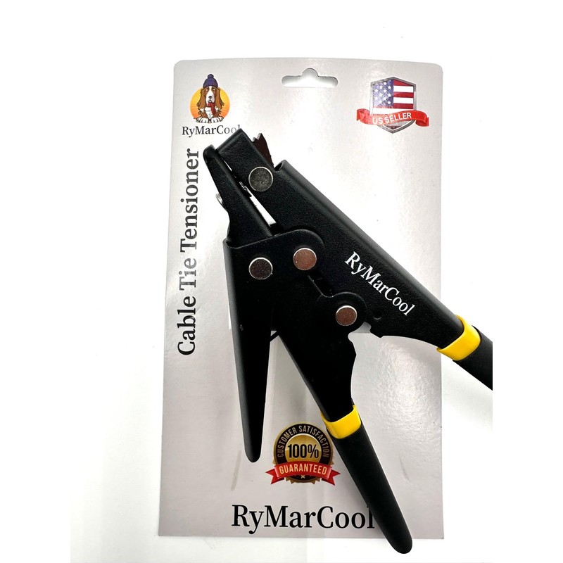 RyMarCool Cable Tie Tensioning Tool Durable Steel, Comfortable Handles, For
