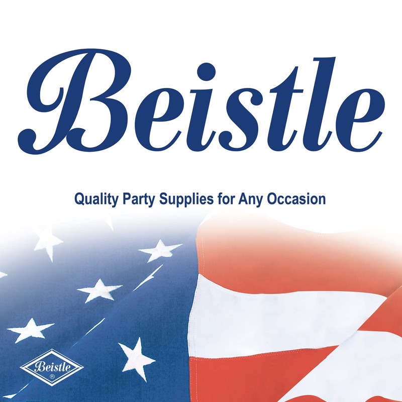 Beistle Blue & Orange Poly Shakers - 512 Strand