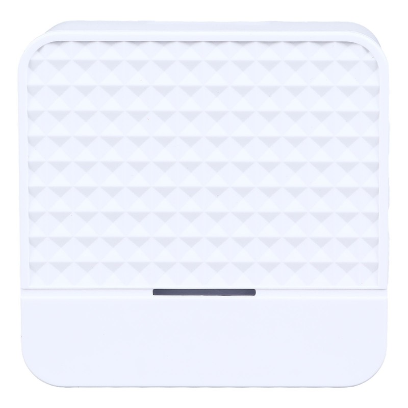 Wireless Doorbell White Self Power 20 to 80dB Adjustable Volume