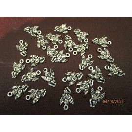 Unbranded Lot of 25 Tibetan silver angel cherub charms