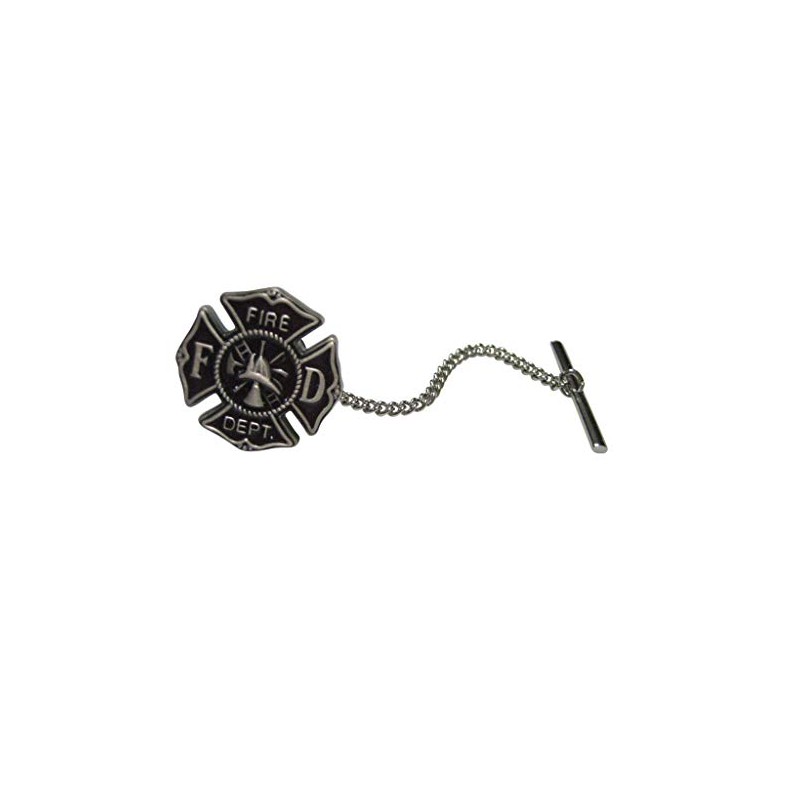 Kiola Designs Fire Fighter Emblem Tie Tack