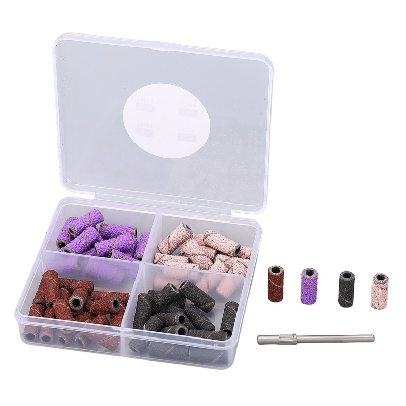 60PCS Drill Sanding Band Effective Dead Skin and Calluses Removal