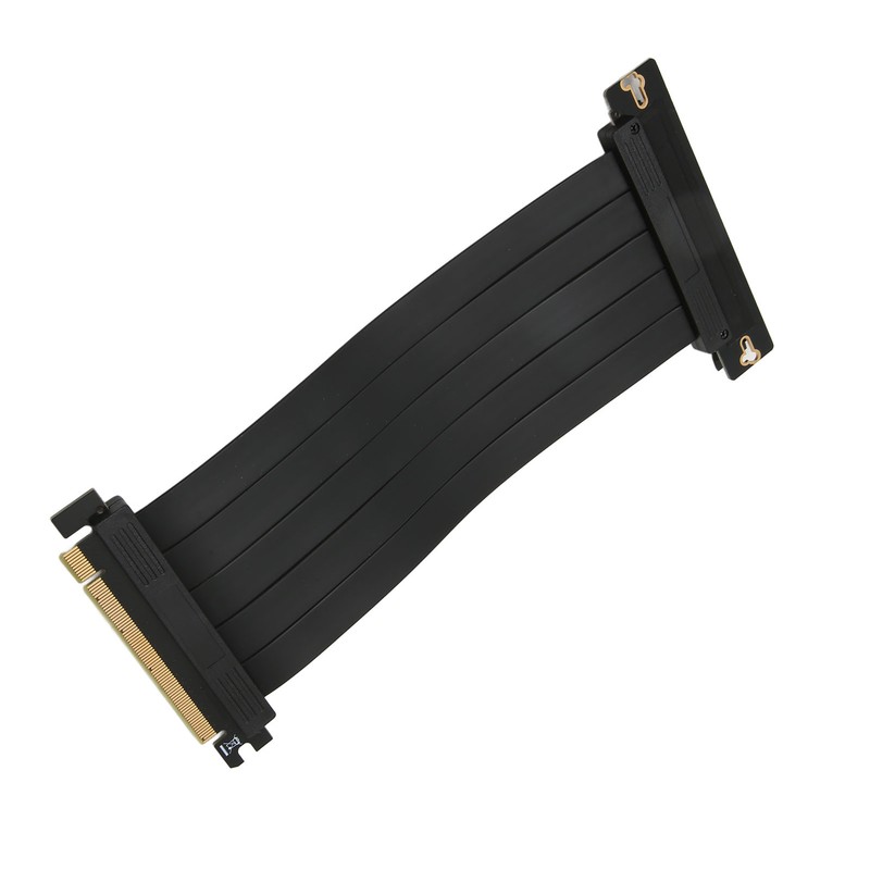 PCIE 3.0 16x Riser Cable High Speed Flexible 90 Degrees
