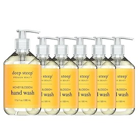 Deep Steep Liquid Hand Wash 17.6oz (Pack of 6) (Honey Blossom)