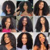 VShow Curly V Part Wig Human Hair Elastic Drawstring V