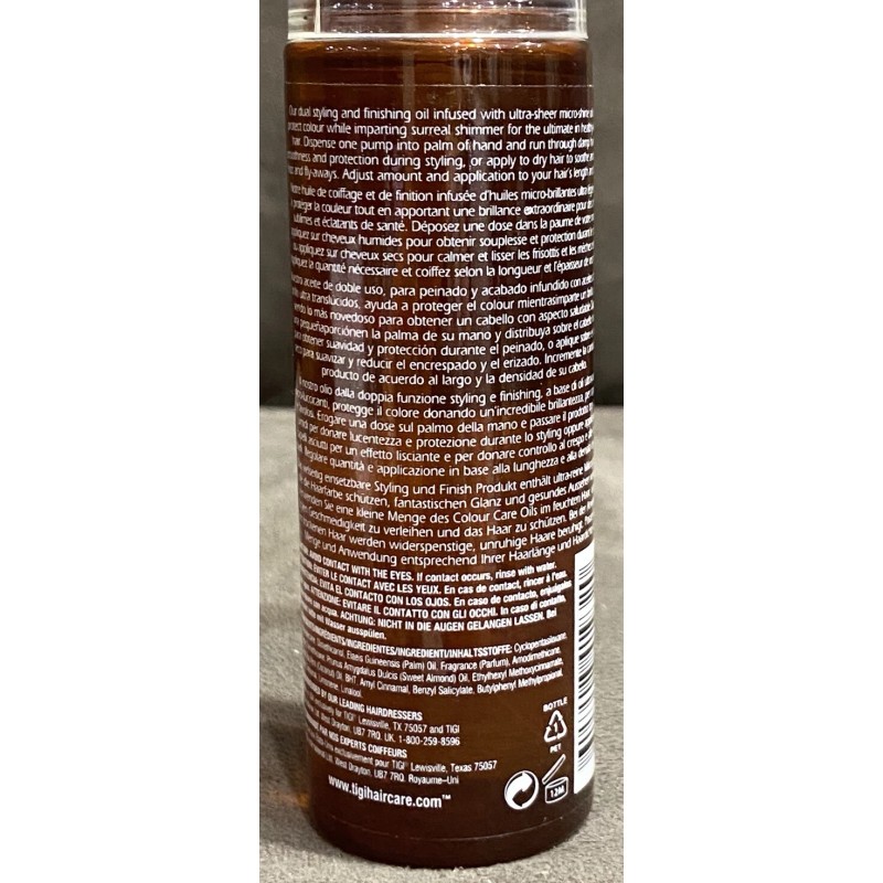 TIGI NEW! S-FACTOR BY TIGI TRUE LASTING COLOUR HAIR OIL