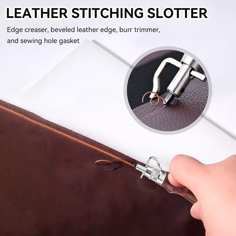 Leather Seam Groover, Leather Planer Leather Groover, Leather Tool Seam