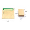 Yanhan Montessori Math Manipulatives Material Multiplication and Division Board Beads