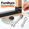 12-Piece Chrome Vanadium Steel Combination Wrench Set – Rust-Resistant Hand