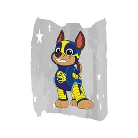 Everyone Could Learn and Understand Cute Action Hero Cartoon Dog Watercolor Design Wall Art Sticker Designs Vinyl Stickers for Home House Walls Rooms Windows Bedroom Decoration Size (12x12 inch)