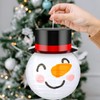 Riakrum 18 Pcs Winter Snowman Hanging Paper Lanterns Christmas Snowflake