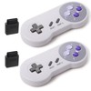 KIWITATA 2 Pack 2.4GHz Wireless Controller for SNES Original Console,