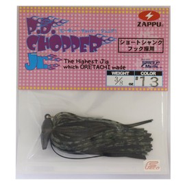 Zappu (roger TROUTMAN) Worm PD Chopper Jr 3/8oz # 13 Black/Watermelon.