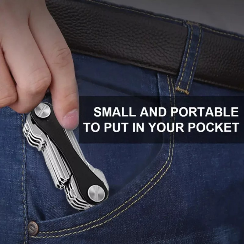 TechMel Organizador De Llaves Smart Key Tipo Navaja Elegante