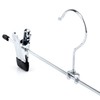 HANGERWORLD 5 Chrome 30cm Metal Trouser Skirt Adjustable Clip Coat