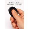 Black Tourmaline Worry Stone – Genuine Polished Palm & Thumb