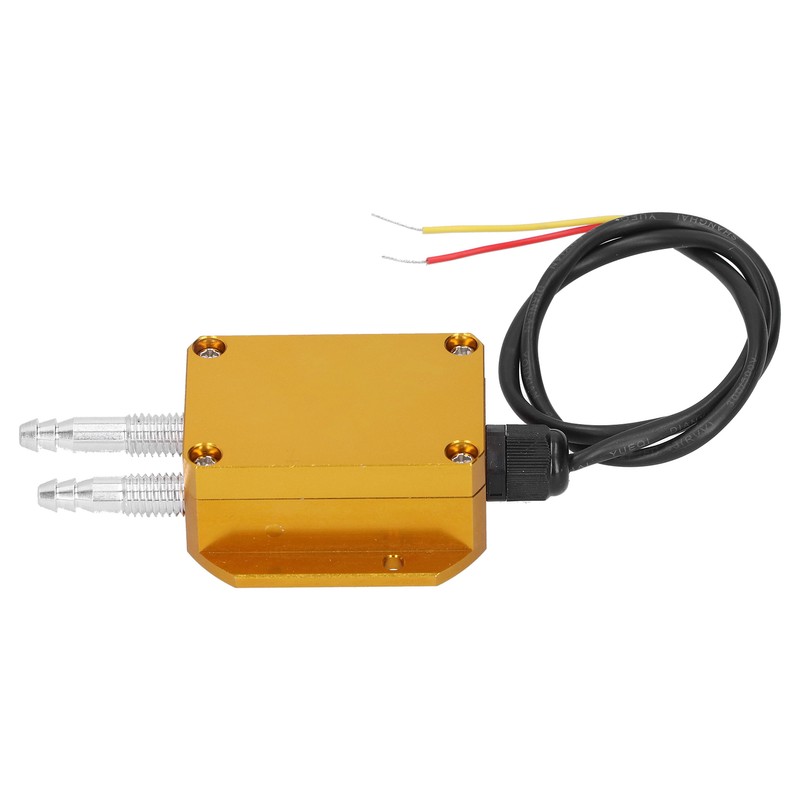 Wind Pressure Transmitter Yellow Micro Pressures Differential Sensor DC24V 4‑20mA0-100kpa
