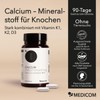 Medicom - Calcium Tabletten 600 mg, Calcium, Vitamin D3 (200