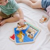 Melissa & Doug Pet Animals Jumbo Knob Puzzle, Wooden Peg