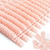480 piezas de 12 tamaños diferentes naturales francesas cortas uñas
