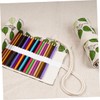DOITOOL Handmade Up Pencil Case Organizer for Artists Canvas Wrap