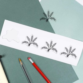 'Wheat' Clear Sticker Decal – Waterproof Film for Windows, Cars, Walls & Crafts, XL (460mm) (DC00045028)