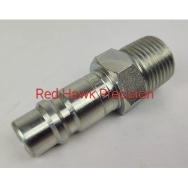 Merlin Quick Coupler Plug 1/2 Body 1/2 NPT Air Hose Fittings Male Pipe