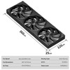 upHere 360mm PWM 4-Pin Case Fan | 5V Hydraulic Bearing,