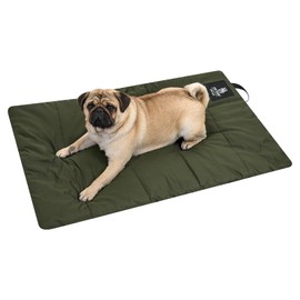 OneTigris Large Dog Bed Washable Matteress Anti Slip Cushion for Pets Sleeping, 3.6ft by 2.2ft Water-Resistant Pet Bed for Indoor Outdoor(Green,S)