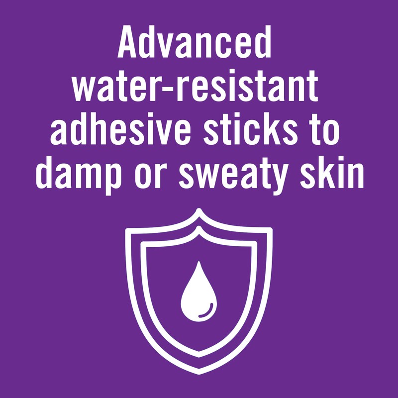 Nexcare Blister Waterproof Bandages, 1 1/16" x 2 1/4, Clear,