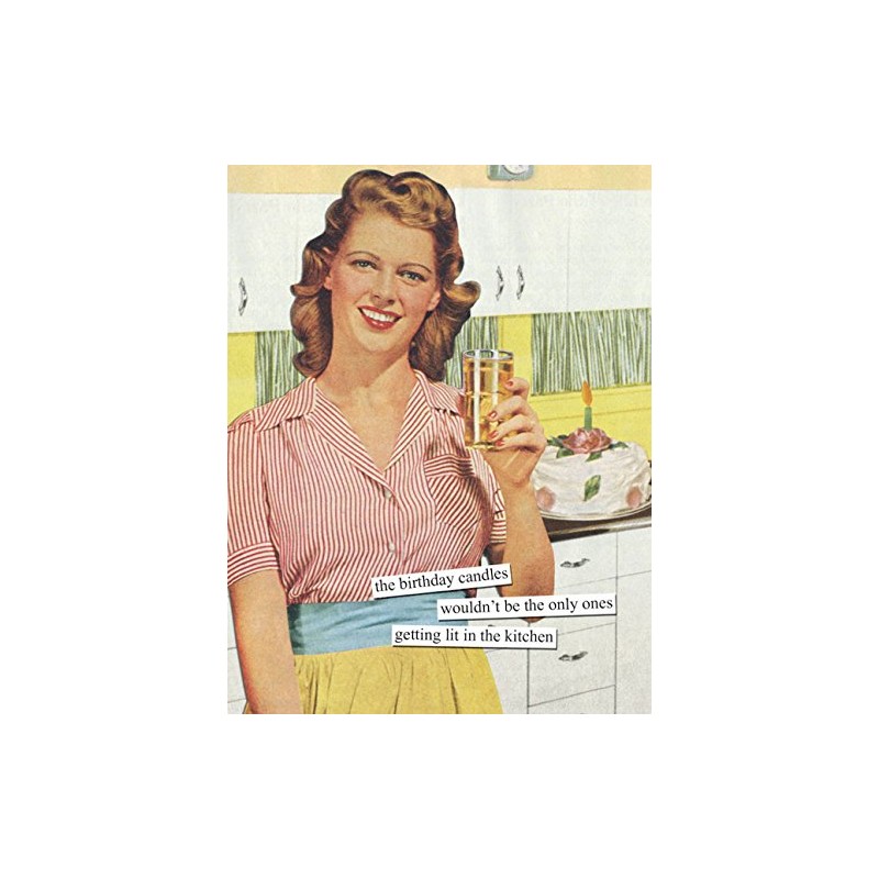 Anne Taintor Birthday Cards Funny Vintage Retro Greeting Card for