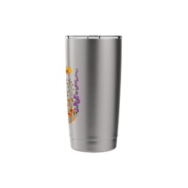 Eternal Bloom: Wildflower Medley Stainless Steel Insulated Tumbler