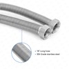 36Inch Flexible Stainless Steel Corrugated Water Heater Connector,Flexible Water Line,Hot