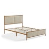 Dolonm Upholstered Full Size Platform Bed Frame, with Headboard and