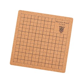 Tiardey Macrame Project Board 7x7in Double Side Macrame Project Board with Grids Portable Braiding Board with Instructions for Braiding Bracelet Project Knotting String