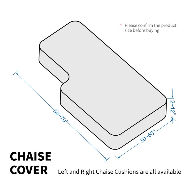 MAXIJIN 1 Funda de Terciopelo para Chaise Longue, Fundas de