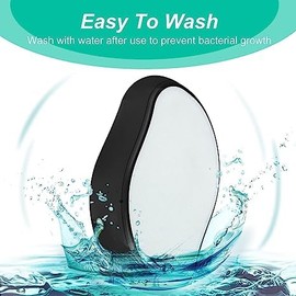 SIGANDG Hair Remover, Crystal Hair Remover, Epilator for Men and Women, Reusable Magic Crystal Hair Remover, Smooth Skin Without Stubble (Black)