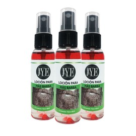 JYE Kit Crecimiento Barba y Bigote, Incluye 3 Tratamientos para Crecimiento Natural de Barba + Peine y Cepillo Edición Especial