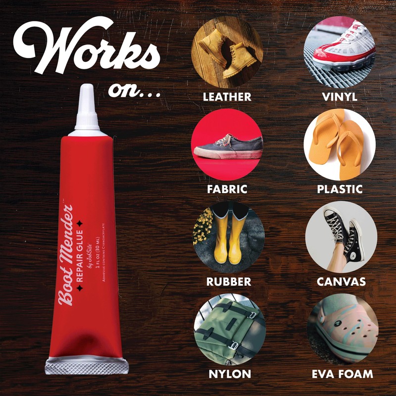 JobSite Boot Mender Glue - Shoe Glue Sole Repair -