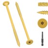 20 Pack 1/4 x 7 inch Heavy-Duty Structural Wood Screws,