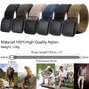 LionVII Men's Nylon Work Belts - Breathable Webbing Canvas Belt
