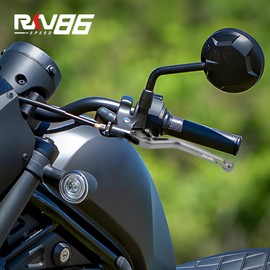 Motorcycle Brake Clutch Levers Long for Honda Rebel/CMX 500/300 (17-22), CB599/CB600 (98-06), CB900/CB919 (02-07), VT750 (10-19), VT1300 (10-16), Fury (09-18), CB500F/CB500X/CBR500R(2022) Titanium