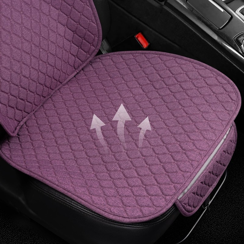 1 Pack Linen Car Seat Cover Front Seat Covers Soft