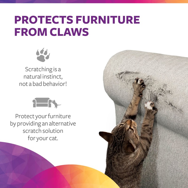 SmartyKat Scratch Up Corrugated Hanging Cat Scratcher, Catnip Infusion Technology