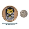 Space Hamster Patrol Patch - 2" Diameter Round Embroidered Patch