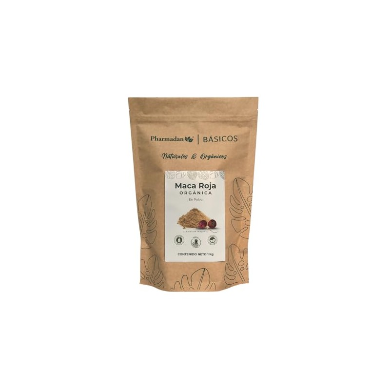 Maca Roja Orgánica, 1 kg, Peruana 100% Pura
