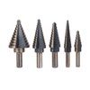 Step Drill Bit Set HSS Step Drill Bit Set, Ti